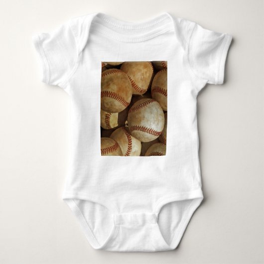 Baseball Baby Strampler (Vorderseite)