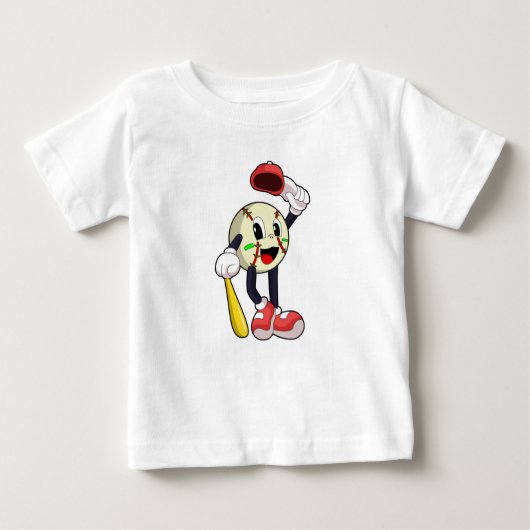 Baseball Baby T-shirt (Vorderseite)