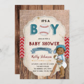 Baseball-Babydusche Einladung (Vorne/Hinten)