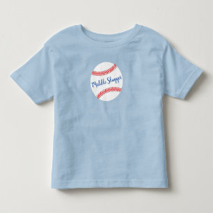 Baseball Babydusche Kleines Gepäck Kleinkind T-shirt