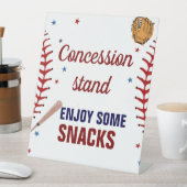 Baseball Babydusche Konzession Ständer Unterhaltun Sockelschild (In Situ)