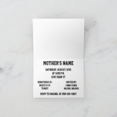 Baseball-Babyparty-Einladung Einladung (Innenseite)