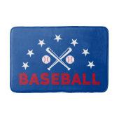 Baseball Badematte (Vorderseite)