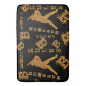 Baseball Badematte (Vorderseite Vertikal)