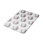 Baseball-Badmatte Badematte (Schrägansicht)