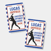 Baseball Bag Tag Ausweis (Front & Back)