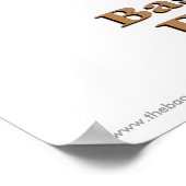 Baseball Bagel Poster (Ecke)