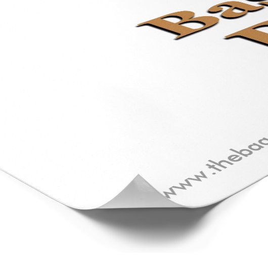 Baseball Bagel Poster (Ecke)