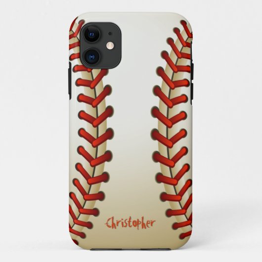 Baseball-Ball Case-Mate iPhone Hülle (Rückseite)