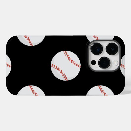 Baseball Ball Case-Mate iPhone Hülle (Rückseite (Horizontal))