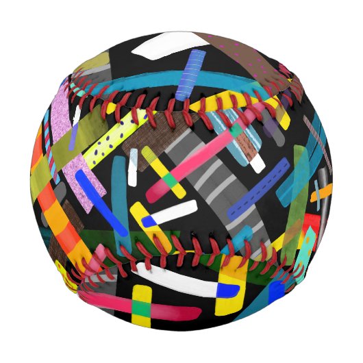 Baseball-Ball der abstrakten Kunst Baseball (Rückseite)