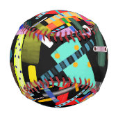 Baseball-Ball der abstrakten Kunst Baseball (Vorderseite)