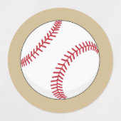 Baseball Ball Etiketten (Design 1)