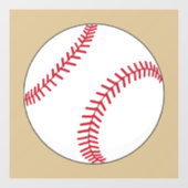 Baseball Ball Fensteraufkleber (Blatt)