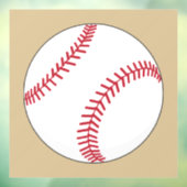Baseball Ball Fensteraufkleber (Blatt 3)