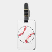 Baseball-Ball-Gepäckanhänger Gepäckanhänger (Vorderseite vertikal)