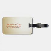 Baseball-Ball-Gepäckanhänger Gepäckanhänger (Rückseite horizontal)