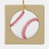 Baseball Ball Keramikornament (Vorderseite)