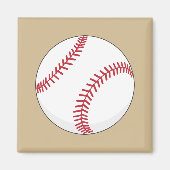 Baseball Ball Magnet (Vorne)