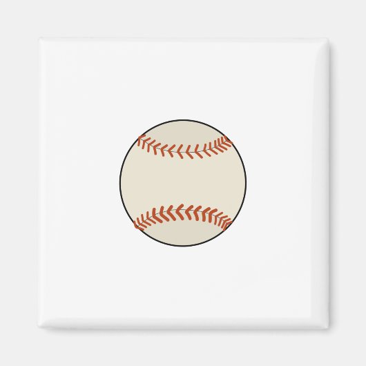 Baseball Ball Magnet (Vorne)