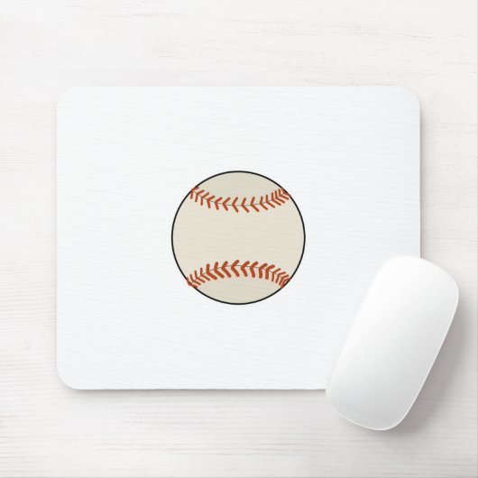 Baseball Ball Mousepad (Mit Mouse)