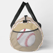 Baseball-Ball-Muster Duffle Bag (Rechts)