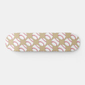 Baseball-Ball-Muster Skateboard (Horizontal)