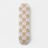 Baseball-Ball-Muster Skateboard (Vorne)