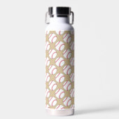 Baseball-Ball-Muster Trinkflasche (Vorne)
