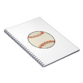 Baseball Ball Notizblock (Rechte Seite)
