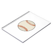 Baseball Ball Notizblock (Linke Seite)