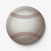 Baseball (Ball) Pappteller (Vorderseite)