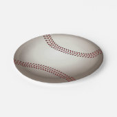 Baseball (Ball) Pappteller (Schrägansicht)