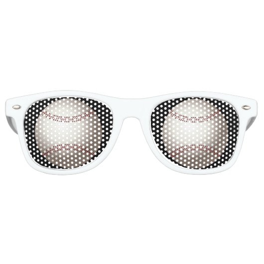 Baseball (Ball) Partybrille (Vorderseite)