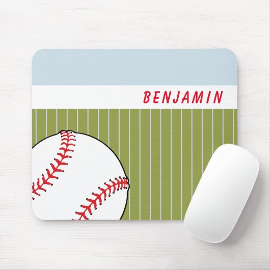 Baseball Ball Personalisiert Mousepad (Mit Mouse)