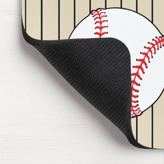 Baseball Ball Personalisiert Mousepad (Ecke)