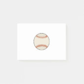 Baseball Ball Post-it Klebezettel (Vorderseite)