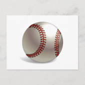 Baseball Ball Postkarte (Vorderseite)