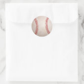 Baseball Ball Round Sticker (Tasche)