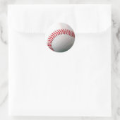 Baseball Ball Runder Aufkleber (Tasche)