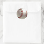 Baseball Ball Runder Aufkleber (Tasche)