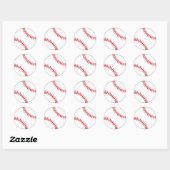 Baseball Ball Stickers (Blatt)