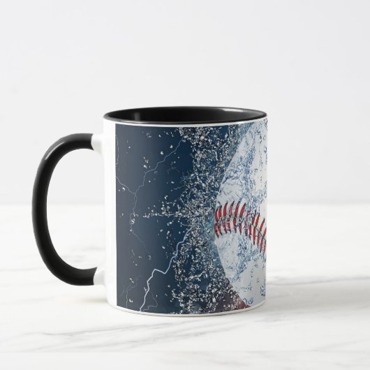 Baseball Ball Tasse (Links)