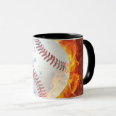 Baseball Ball Tasse (VorderseiteRechts)