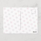 Baseball Ball Themed Birthday Foto Vielen Dank Postkarte (Rückseite)