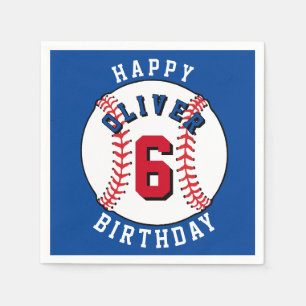 Baseball Ball Themed Kindergeburtstag Party Serviette