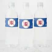 Baseball Ball Themed Kindergeburtstag Party Wasserflaschenetikett (Flaschen)