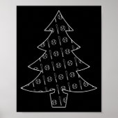 Baseball Ball und Bat Collage Sportweihnachtsfest Poster (Vorne)