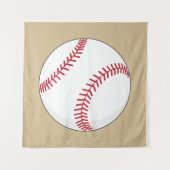 Baseball Ball Wandteppich (Vorderseite)