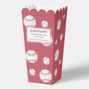 Baseball-Bälle Sport-Themen-Geburtstagsfeier Geschenkschachtel